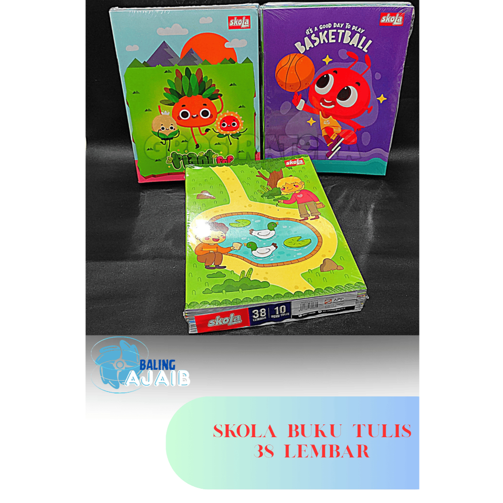 

BUKU TULIS SKOLA ( ISI 38 LEMBAR)