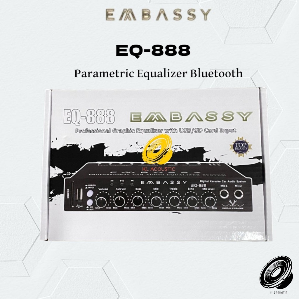 PARAMETRIK EQUALIZER / PREM EMBASSY EQ-888