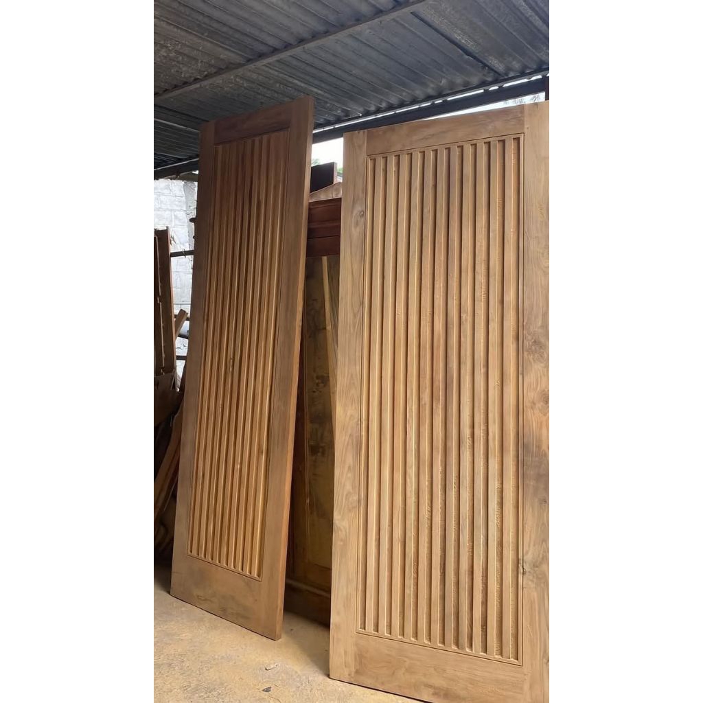 pintu jati solid
