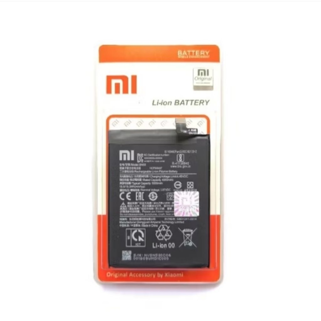 Baterai Batre Baterai Xiomi Redmi Note 10/Redmi Note 10S BN59 ORIGINAL