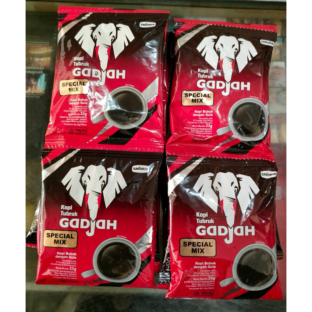 

Kopi Gadjah special mix renceng isi 10pcs