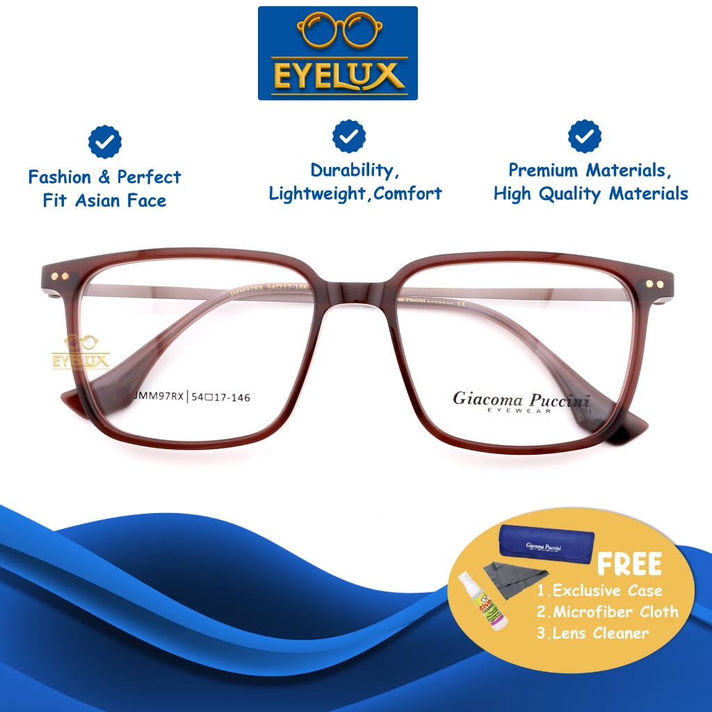 Giacoma Puccini Eyewear / GP JMM-97RX / 54-17-146 / Frame Kacamata Giacoma Puccini ORIGINAL