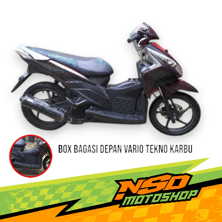 Box Depan Vario Tekno 110 Karbu Box Bagasi Depan Vario Tekno 110
