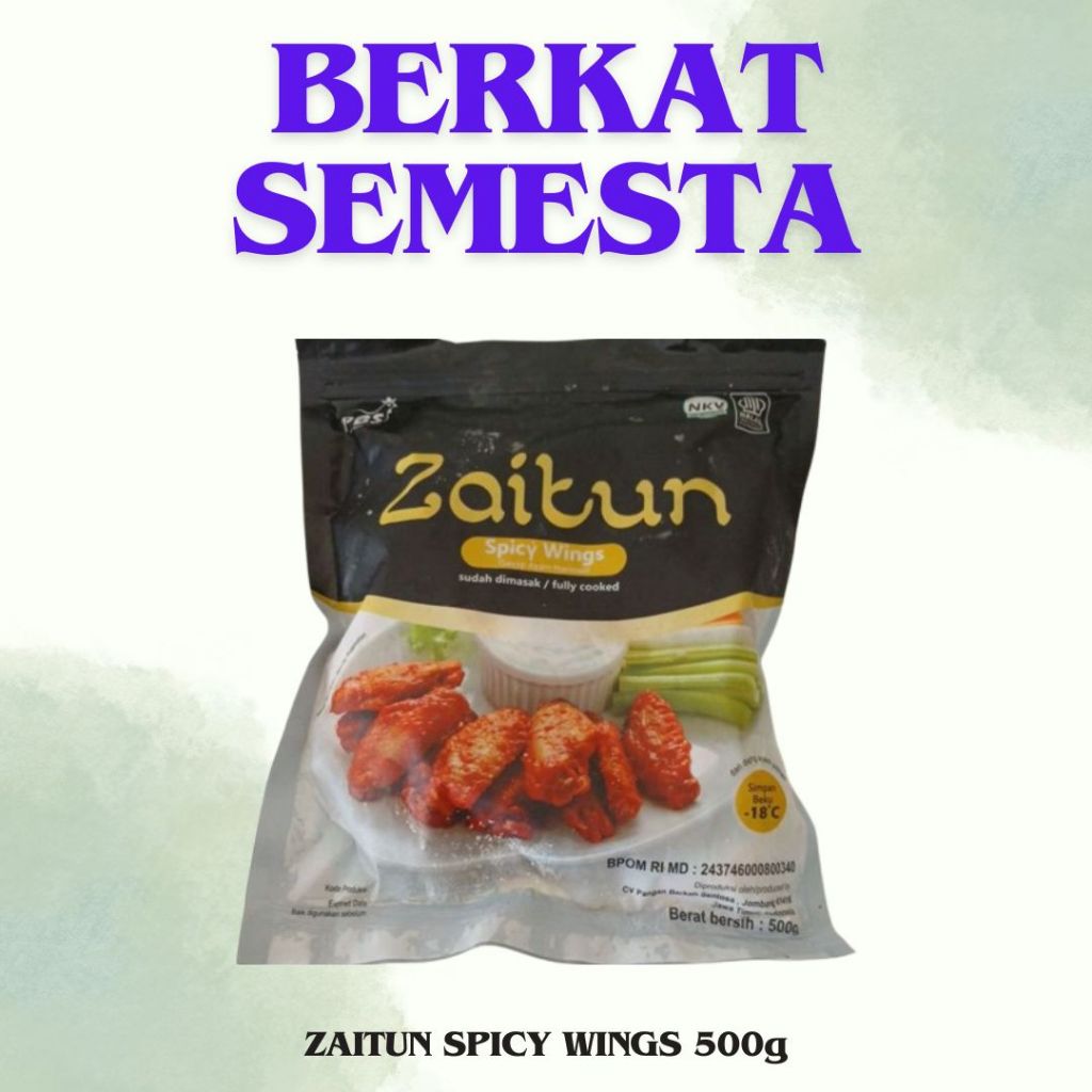 

Zaitun Spicy Wings 500g