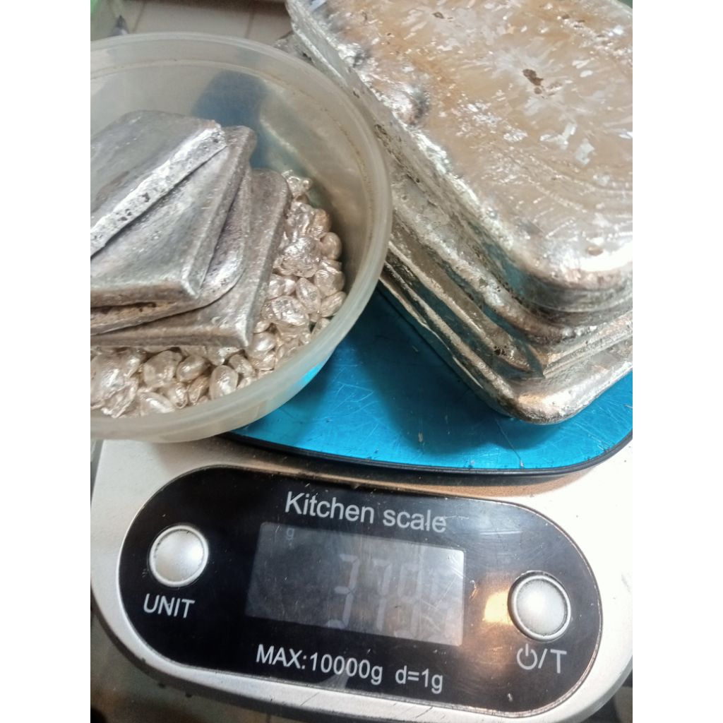 perak 99% 10gram bahan baku perhiasan