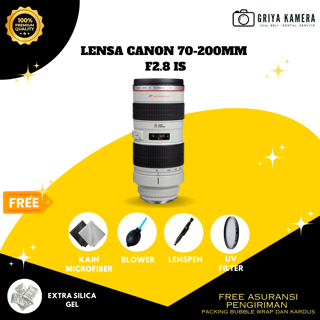 LENSA CANON 70-200MM F2.8 IS