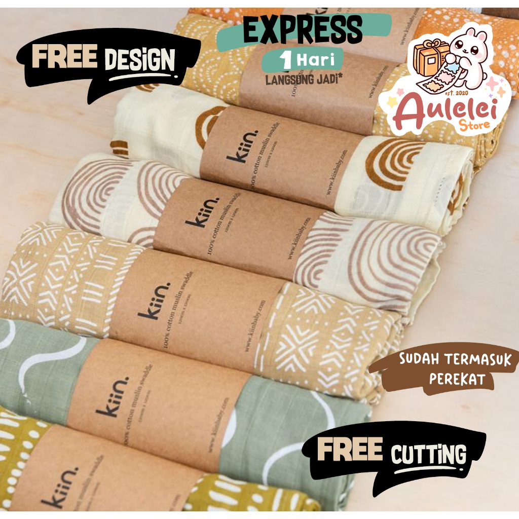 

(BEST SELLER)(INSTANT/SAMEDAY)Custom Packaging Kraft Samson Sleeve / Slide box packaging / Paper Belt Label souvenir hampers bingkisan hadiah vintageuntuk Box Dus Hampers Sabun Kain