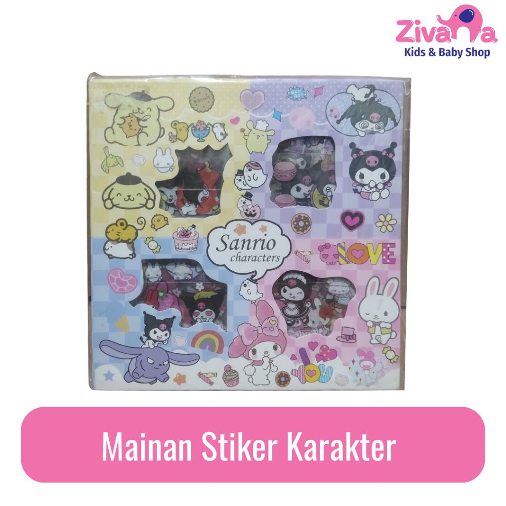 

Mainan anak-anak Sanrio & Momo stiker karakter - Stiker Tempel