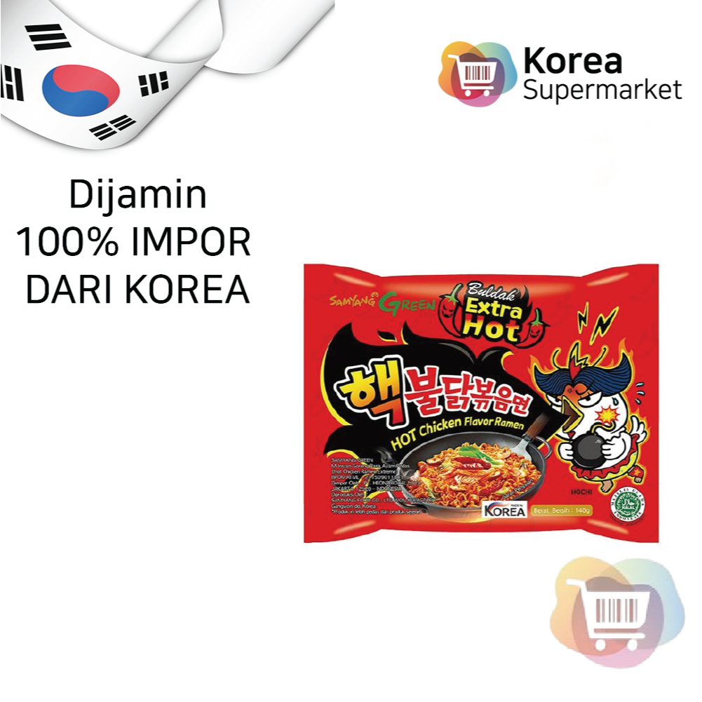 

Samyang Mie Instant Goreng Hot Chicken Ramen Extreme 2x Spicy pck 140g (tangerang)