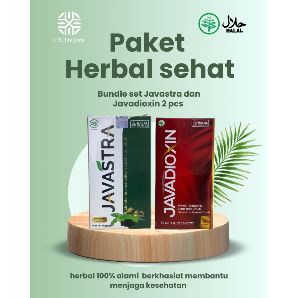

PAKET BUNDLE HERBAL JAVASTRA | JAVADIOXIN 2 PRODUK