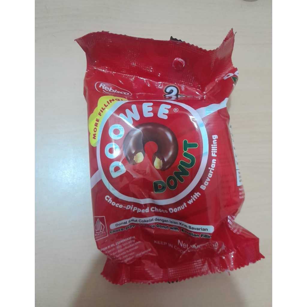 

Doowee Donat Salut Coklat Dengan Krim Bavarian 60gr