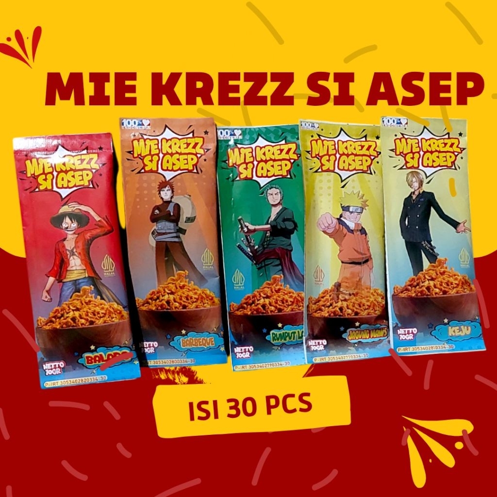 

Mie KrezZ Si Asep 30PCS