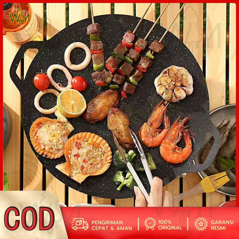 Grill Pan Bbq / Wajan Grill Anti Lengket / Grill Pan Anti Lengket / Alat Pemanggang / Wajan