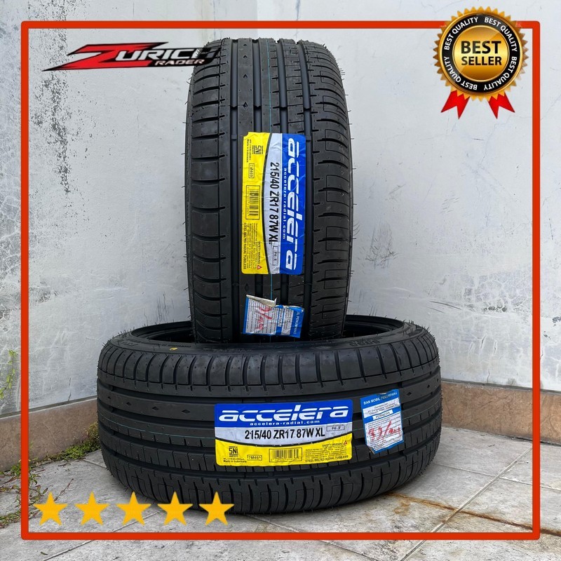 Ban Mobil 215 40 R17 Merek Accelera Phi-R Ukuran 215/40 R17 Tubles