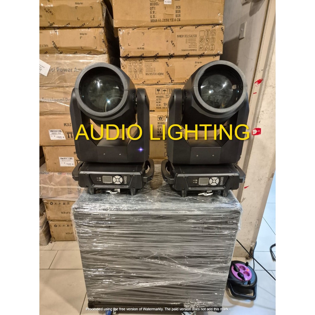 Moving Head Beam 380 watt - beam 380 terbaru hook sudah nempel