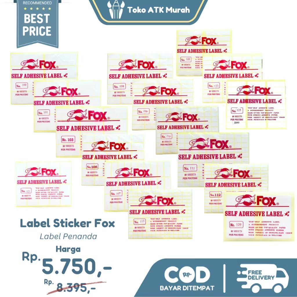 

Kertas Stiker Koala Nomor 100 101 103 105 107 108 109 110 112 113 121 123 - Label Sticker Paper