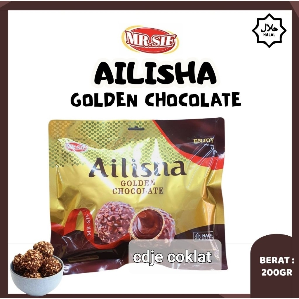 

Ailisha golden chocolate 200gr