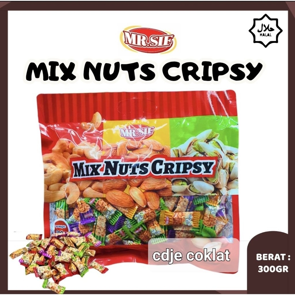 

mix nuts cripsy 300gr
