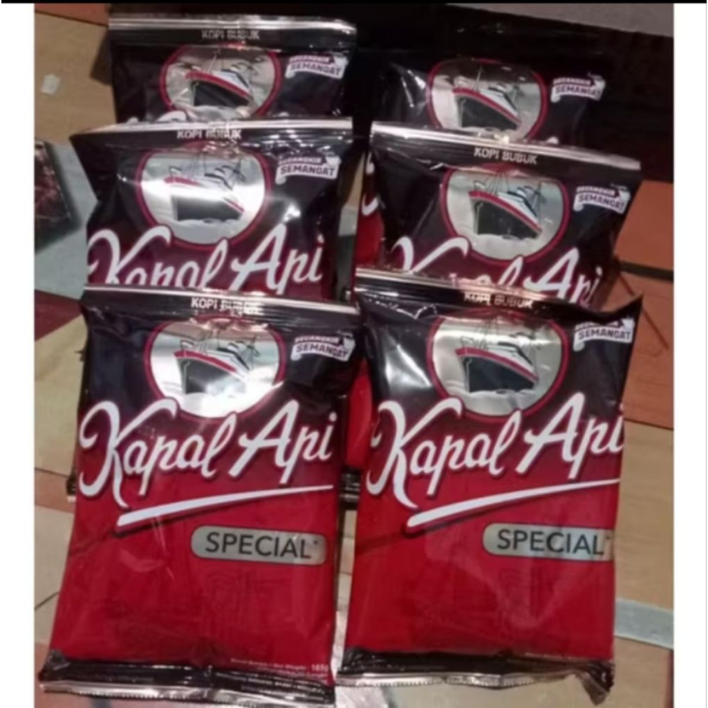 

KAPAL API KOPI BUBUK SPECIAL SECANGKIR SEMANGAT DARI BIJI KOPI PILIHAN NETTO 60GR