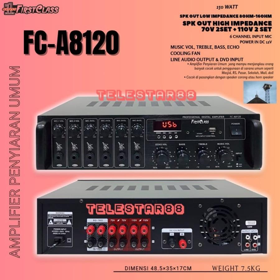 Firstclass FC-A8120 Amplifier Firstclass FC-A8120