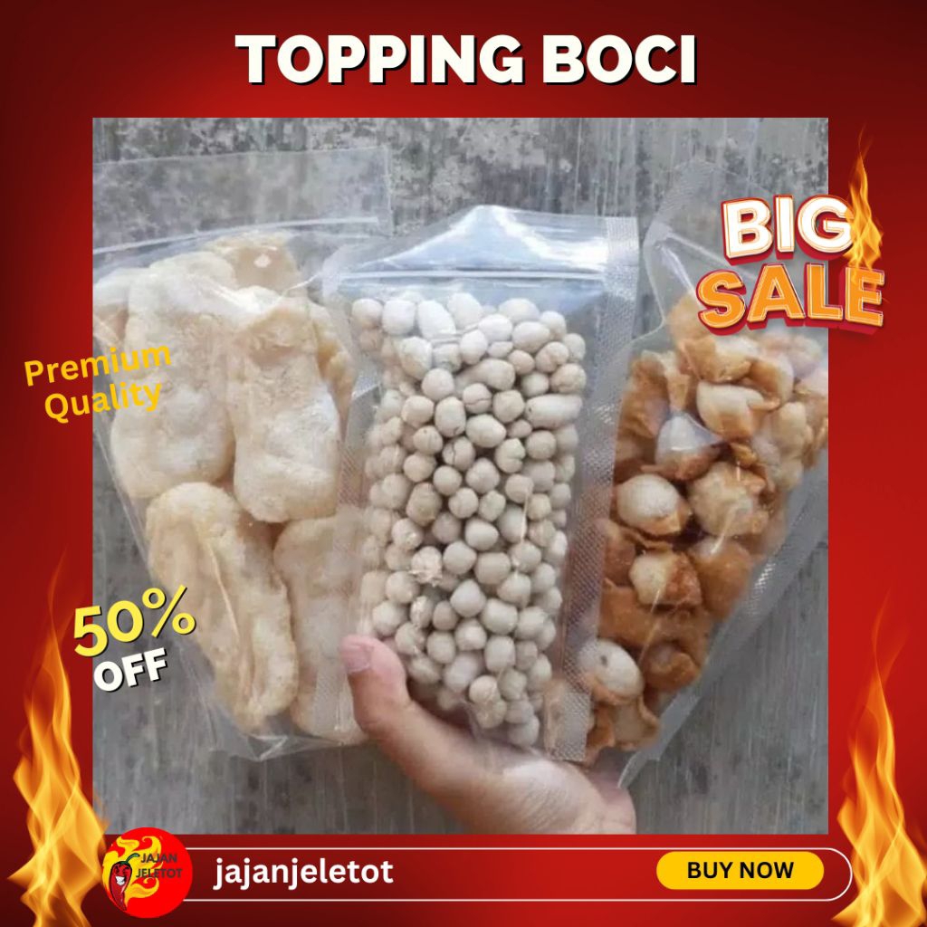 

COD TOPPING BASO ACI | CUANKI | SIOMAY | CIKUR | TAMBAHAN TOPPING | TERMURAH