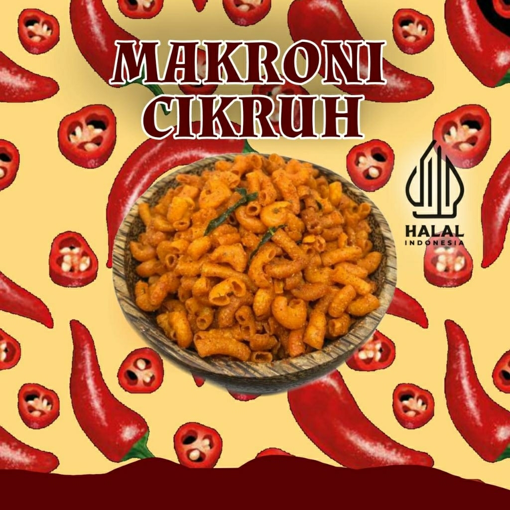 

Makroni Pedas Daun Jeruk – Renyah, Gurih, Wangi! 250g / 500g / 1kg – 3 Rasa Pilihan