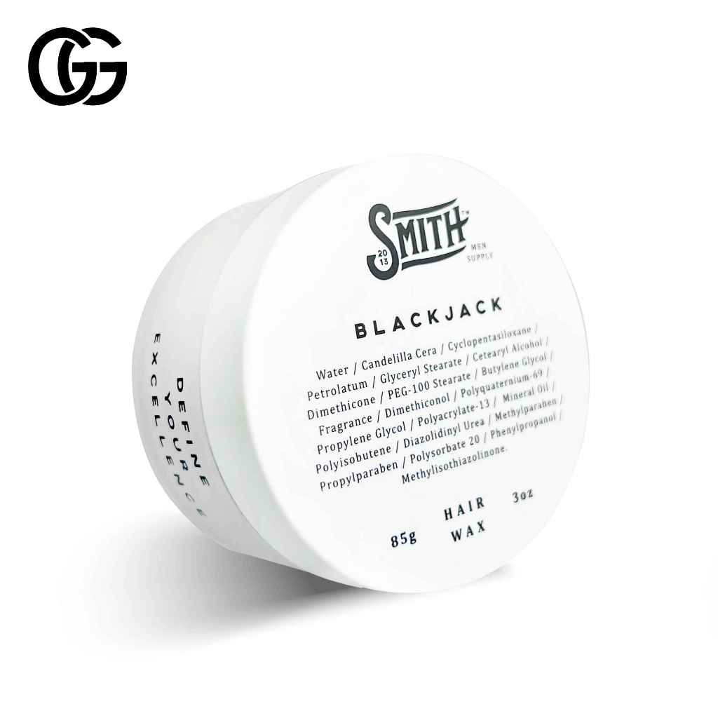 SMITH - Blackjack Wax Stick Rambut Pria 85gr | Hair Wax Styling | Pomade Clay Look | Minyak Rambut u