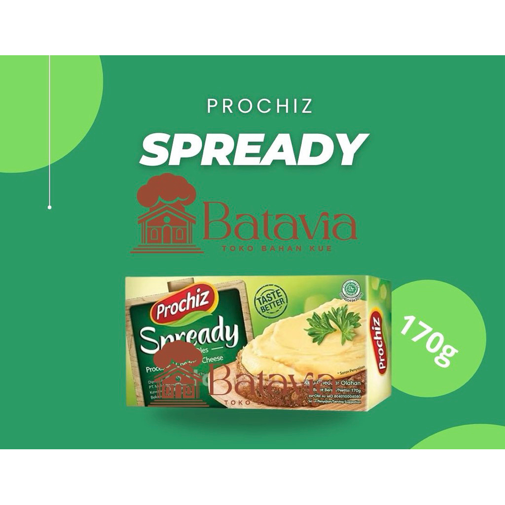 

Prochiz Spready Keju 160g | Keju Prochiz