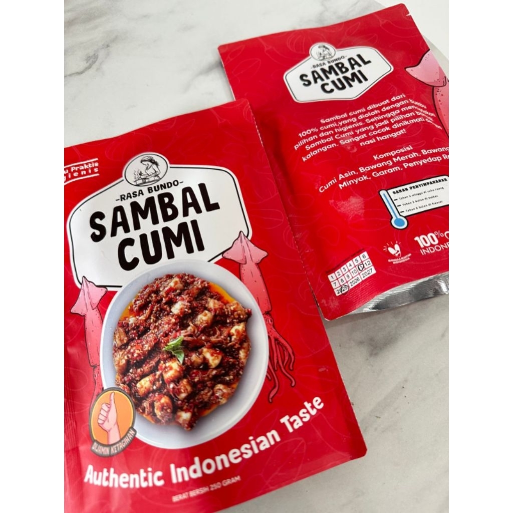 

sambal cumi @200gr paket 2 bungkus