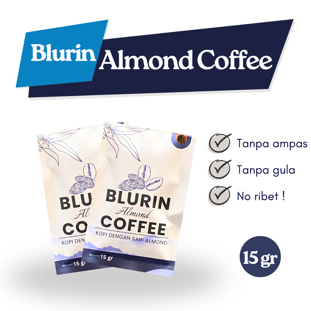 

Forcysn Blurin Almond Coffe Isi 10 Sachet Kopi Susu Almond Kopi Susu Tanpa Ampas Kopi Susu Tanpa