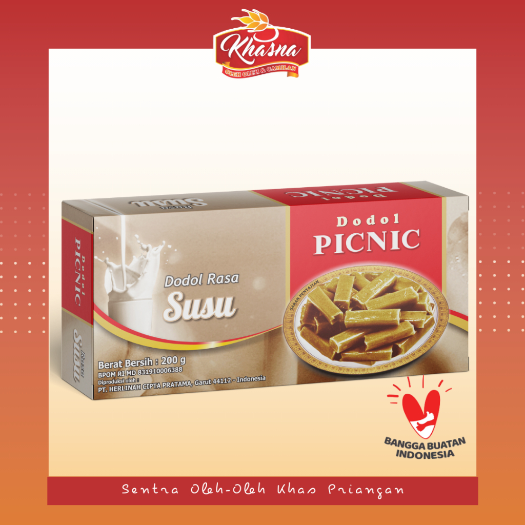 

DODOL PICNIC SUSU 200 Gr