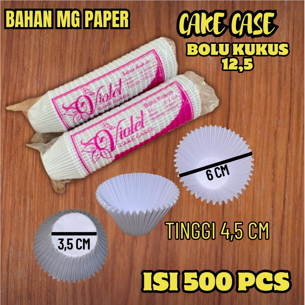 

Papercake Violet Cake Bolu Kukus Putih Polos Size 12,5 harga pabrik termurah