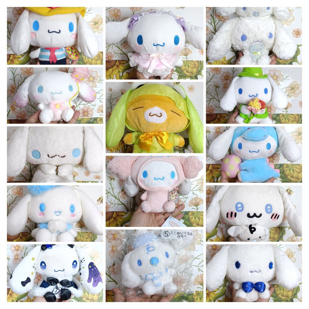 CINNAMOROLL PLUSH DOLL BONEKA CINNAMOROLL ORIGINAL SANRIO