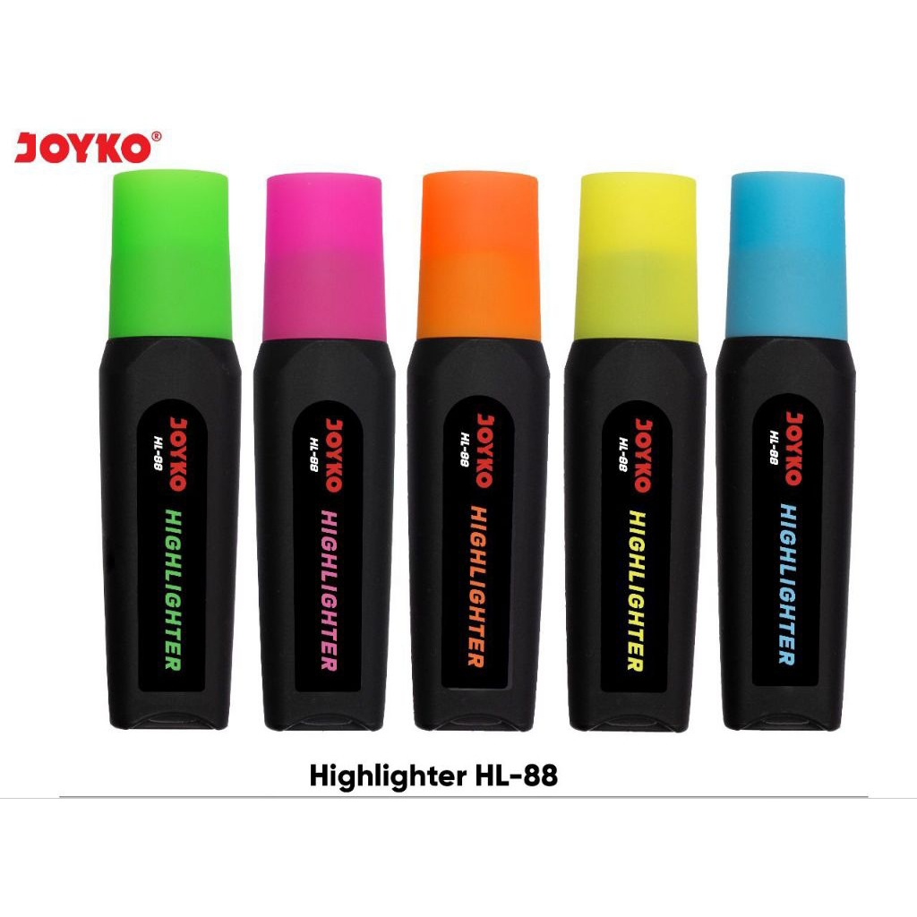 

Highlighter/Stabilo Joyko HL-88(Green,Pink,Orange, yellow, Blue)