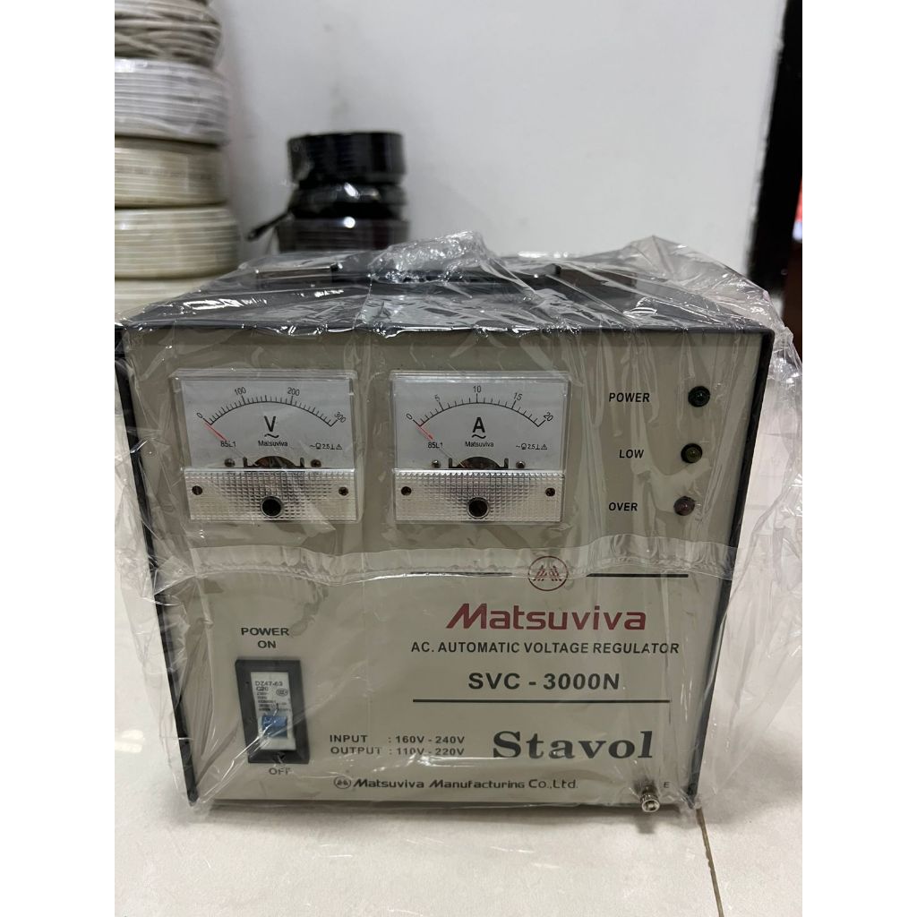 Matsuviva Stavol AC Automatic Voltage Regulator SVC-3000N