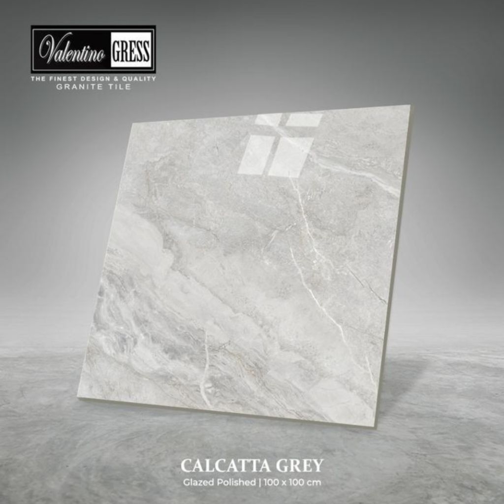 GRANITE VALENTINO GRESS 100X100CM - CALACATTA GREY