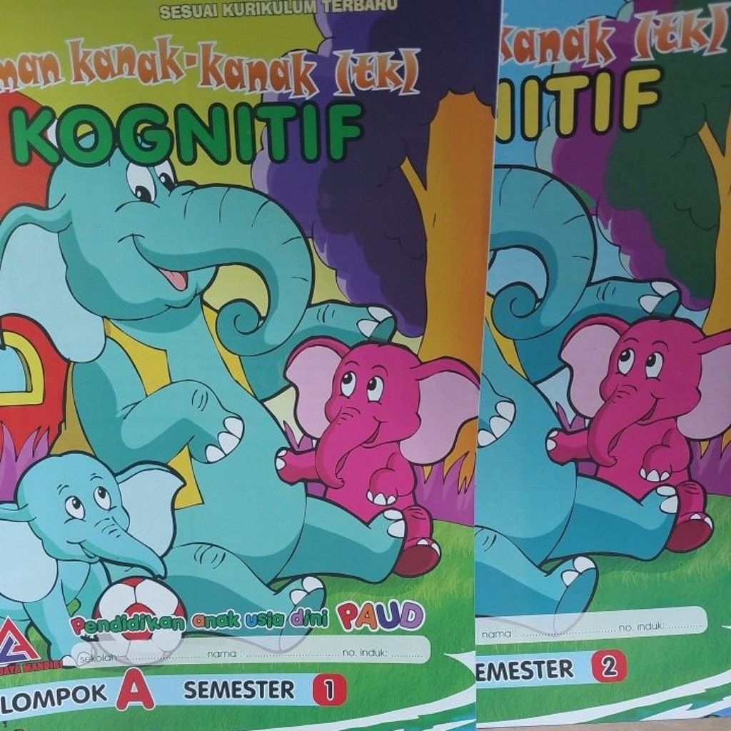 Buku KOGNITIF Kelompok A dan B - untuk TK/PAUD