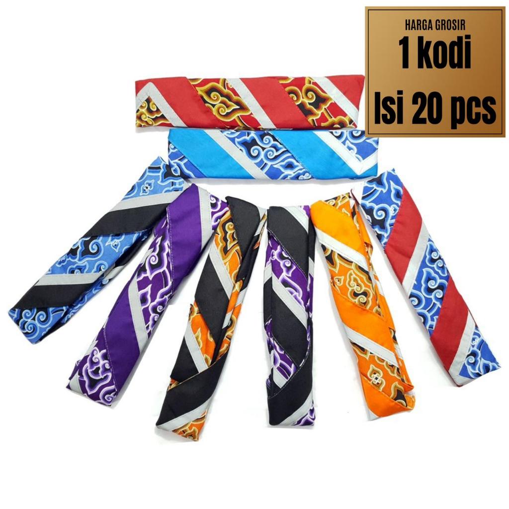 Scarf Pramuka Batik Megamendung (ISI 20BIJI KODIAN) Scraf Menyala Pramuka Grosir