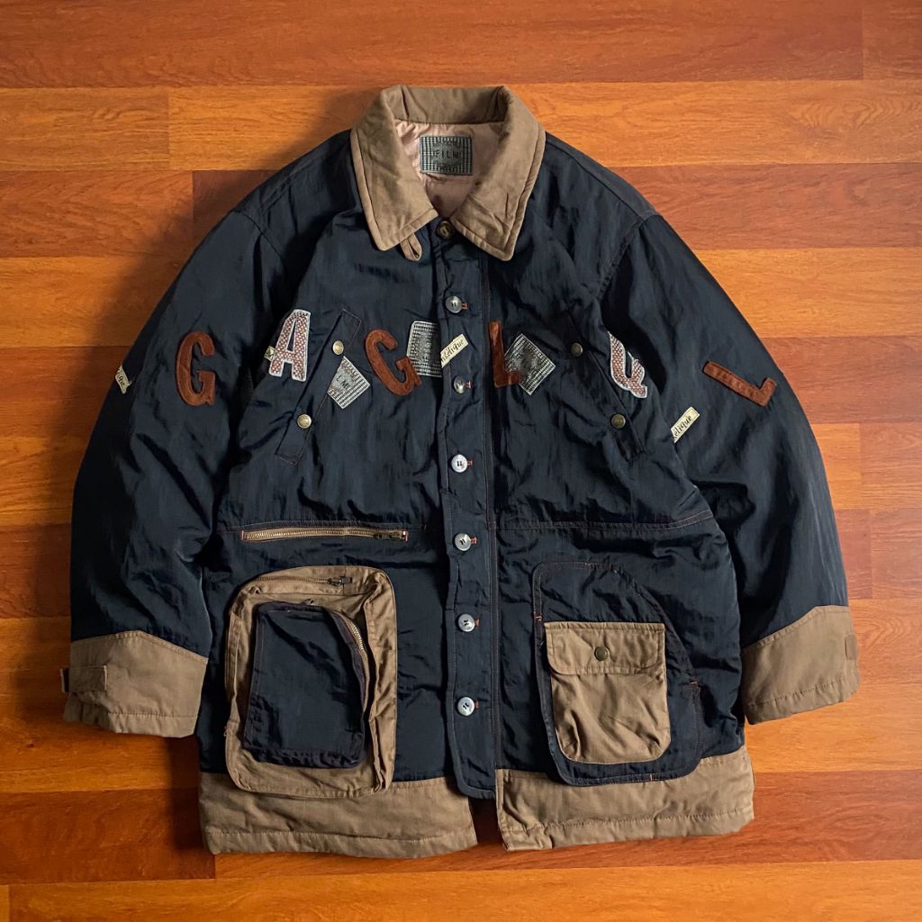 Angelique vintage film down bulu angsa jacket ( XL ) pria