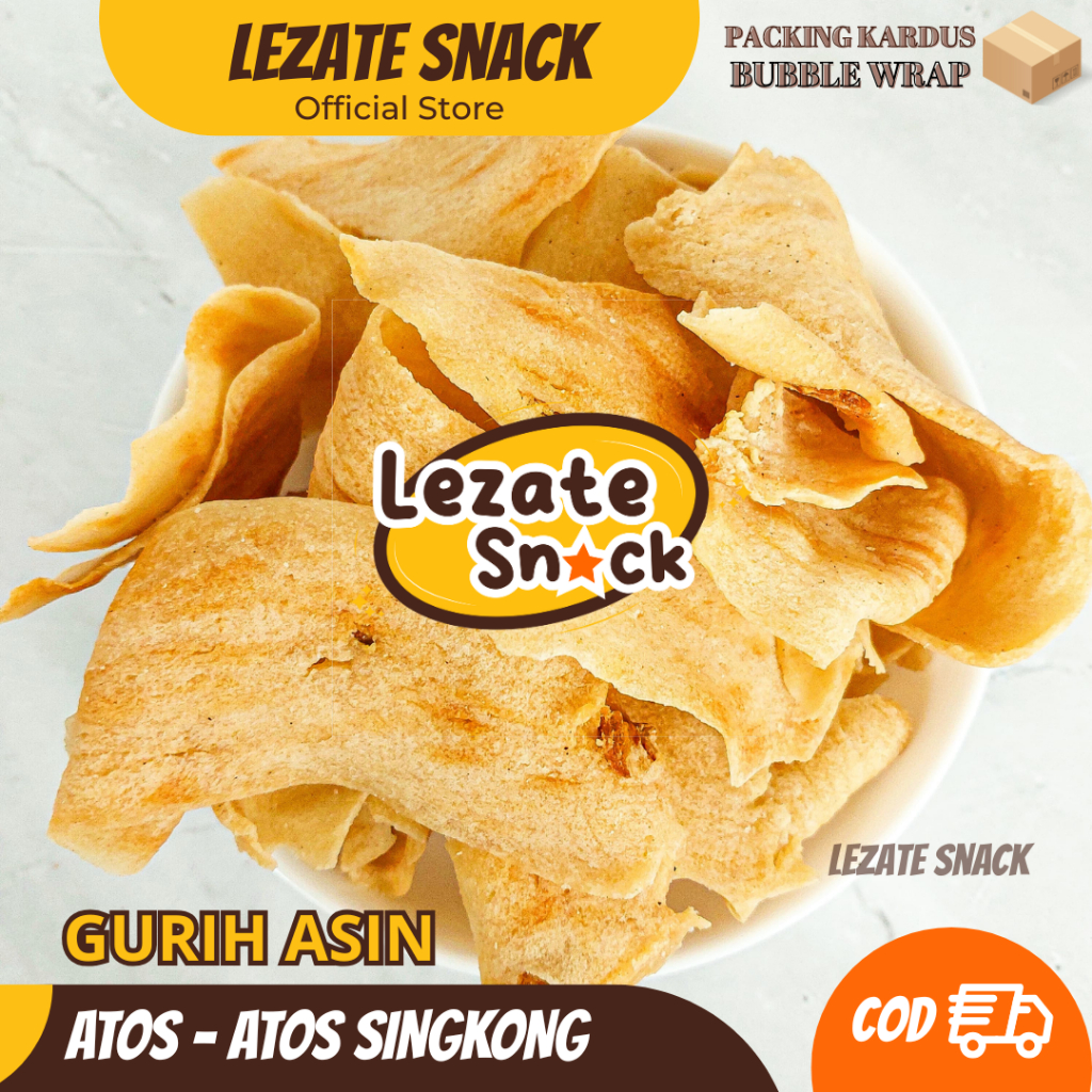 

Keripik Bawang Atos Atos 500gr Kiloan Gurih Renyah Enak / Kripik Bawang Khas Salatiga Rasa Bawang Putih Gurih Asin Kripik Pangsit Kiloan Murah Lezate Snack SEDAP SNACK