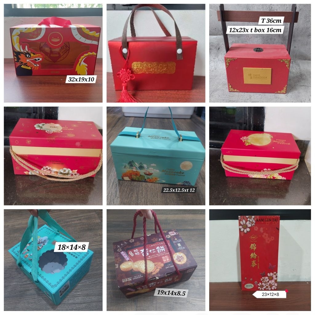 

BOX KUE - Gift box hard box Souvenir box Kotak Kado PR PACKAGE HAMPERS Mooncake Kue Bulan TASTE PARADISE