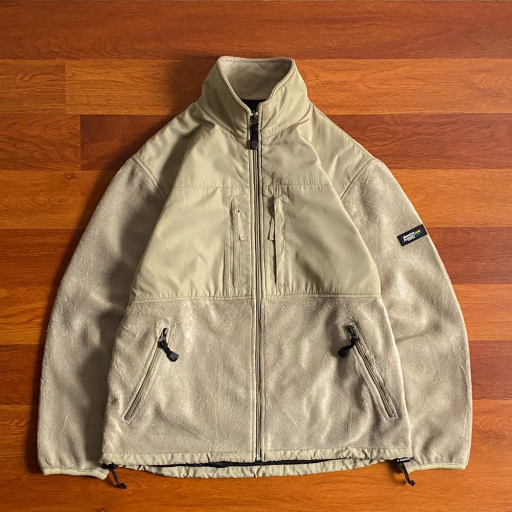 Benetton vintage fleece jacket ( M ) pria