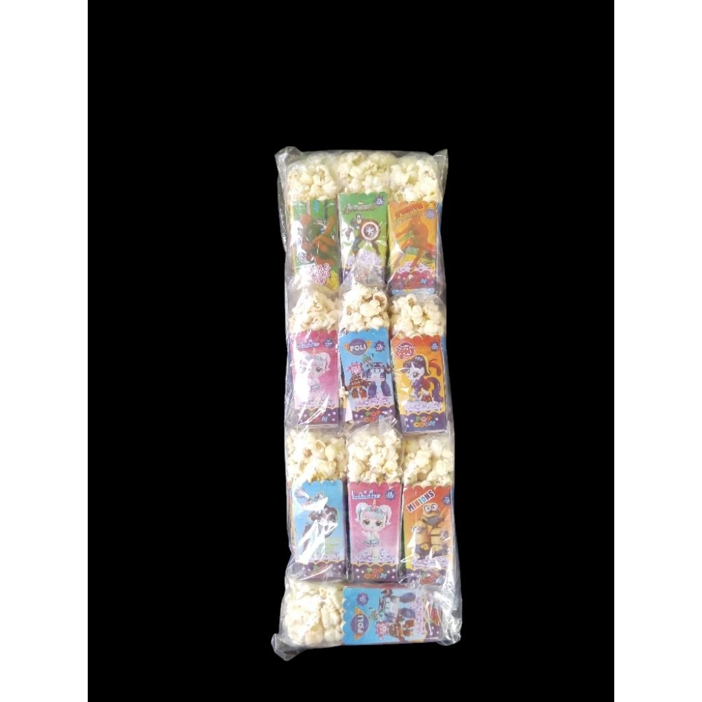 

Popcorn kemasan isi 10 bks