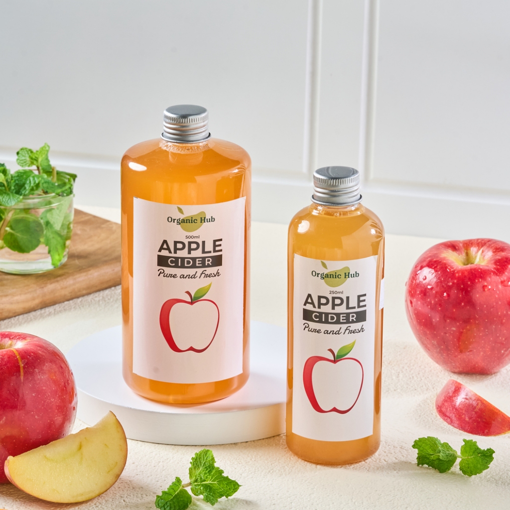 

Organic Hub Cuka Apel Murni Tanpa Gula Apple Cider Vinegar With Mother Cuka Apel Original Organik