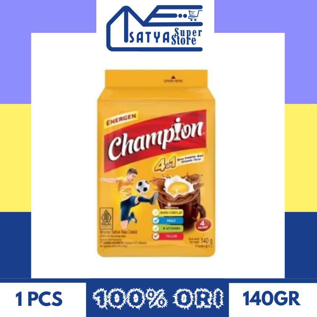 ENERGEN CHAMPIONS COKLAT MINUMAN CEREAL