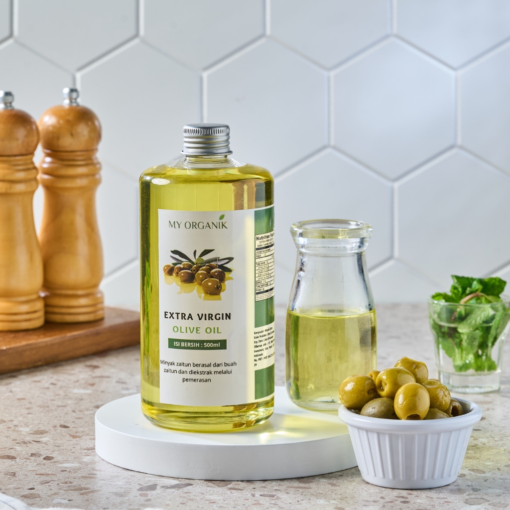 

My Organik Extra Virgin Olive Oil Minyak Zaitun Virgin Olive Oil 500ml 100% Murni Bisa Untuk Masak