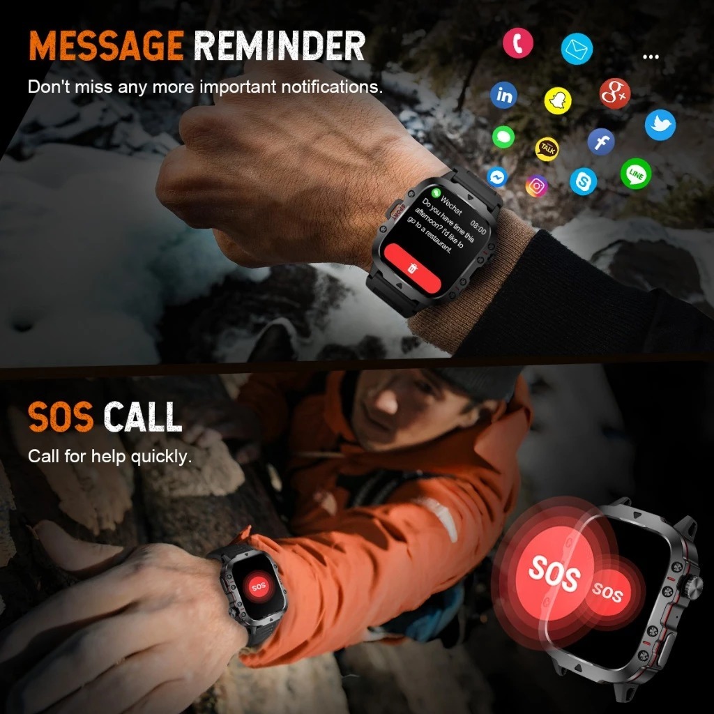 BIG PROMO PROMO LIGE JAM TANGAN PINTAR BARU PRIA PANGGILAN JAM SMARTWATCH PRIA BLUETOOTH ASISTEN