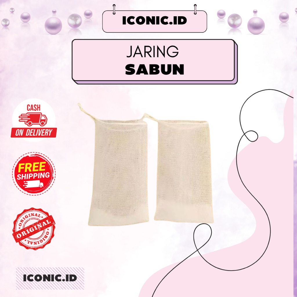 Iconic.id-Jaring Sabun / Jaring Sabun Batang / Jaring Sabun Satuan