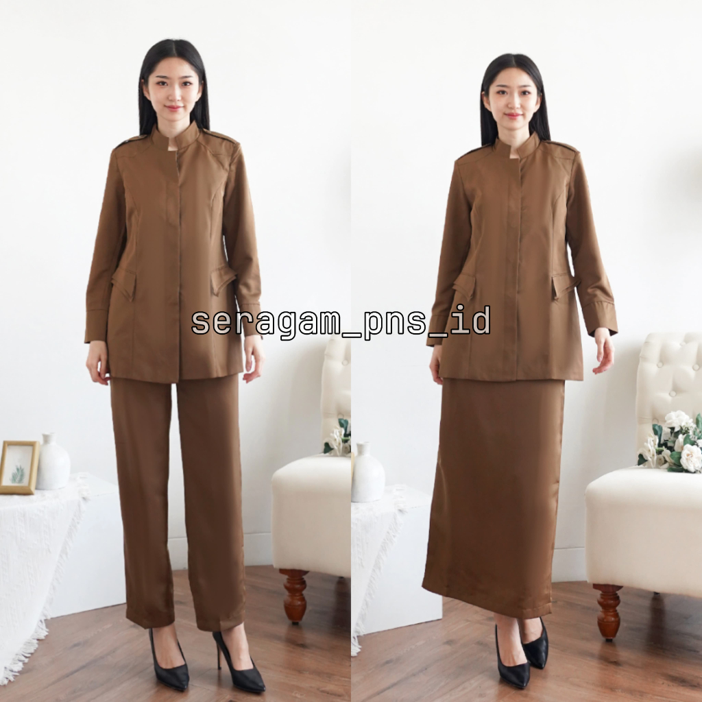 Blazer Wanita / Seragam Pemda Wanita / Baju PNS Wanita / Baju Guru Wanita -  6609 Pemda Aceh