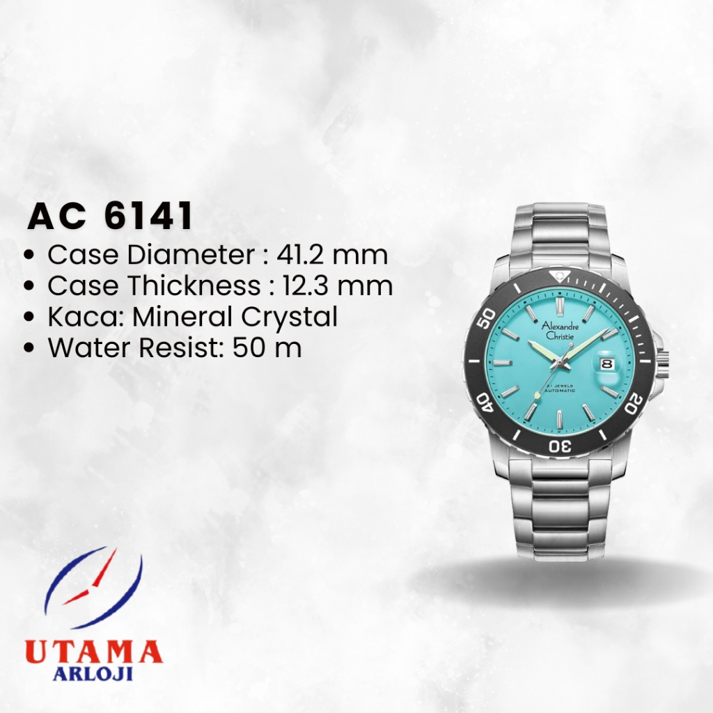 Alexandre Christie Automatic AC6141Jam Tangan Otomatis Pria
